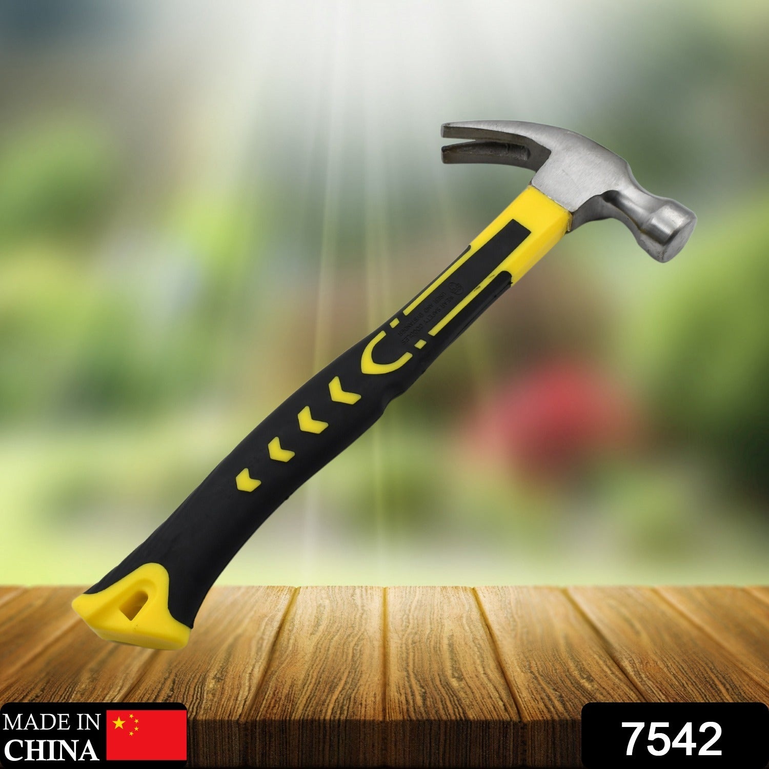 7542 High Hardness Wear Resistant Magnetic Pine Hammer with Professional Steel Head & Non-Slip Handle for Household Automotive Professional Work (34cm) 7542 High Hardness Wear Resistant Magnetic Pine Hammer with Professional Steel Head & Non-Slip Handle for Household Automotive Professional Work (34cm)